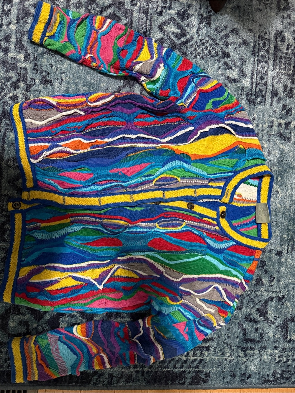 Beautiful Coogi cotton cardigan